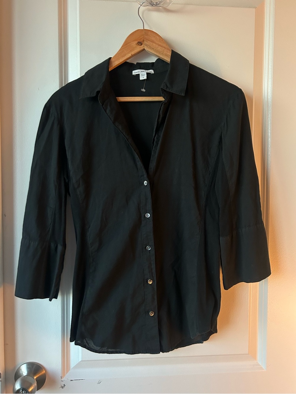James Perse Button Up Top Sz 3/L